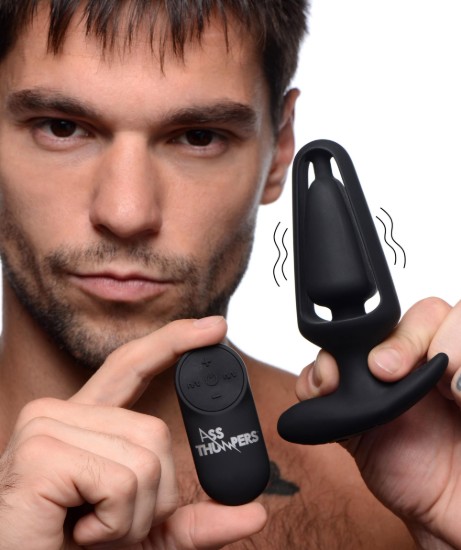 Picture of 7X Vibrating Hollow Silicone Anal Plug