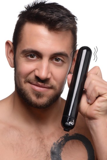 Picture of XL Vibrating Metallic Bullet - Black