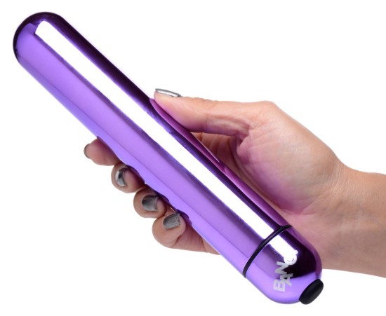 Picture of XL Vibrating Metallic Bullet - Purple