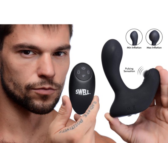 Picture of 10X Inflatable and Tapping Silicone Prostate Vibrator