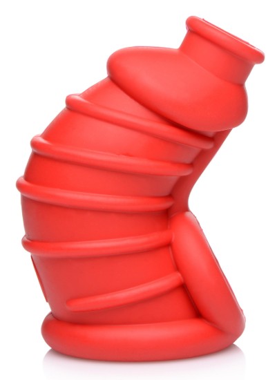 Picture of Red Chamber Silicone Chastity Cage