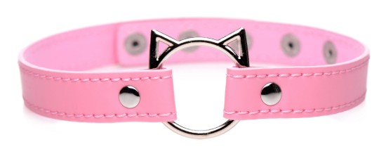 Picture of Kinky Kitty Ring Slim Choker - Pink