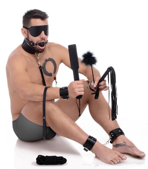 Picture of Deluxe 10 Piece Bondage Set