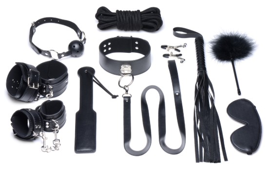 Picture of Deluxe 10 Piece Bondage Set