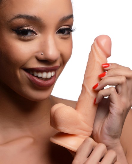 Picture of 6.5 Inch Dildo with Balls - Light