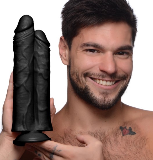 Picture of Double Stuffer 10 Inch Dildo - Black