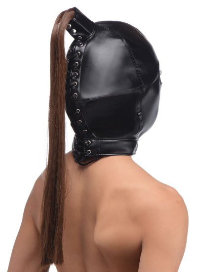 Picture of Ponytail Bondage Hood