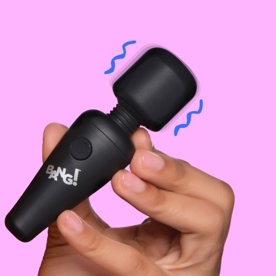 Picture of 10X Ultra Powerful Silicone Mini Wand - Black