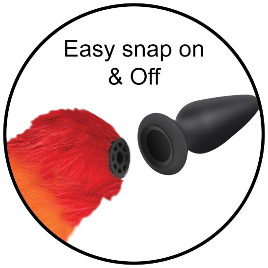 Picture of Interchangeable Rainbow Fox Tail