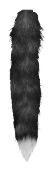 Picture of Interchangeable Black and White Fox Tail