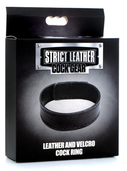 Picture of Leather and Velcro Cock Ring