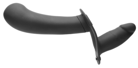 Picture of 28X Double Diva 2 Inch Double Dildo with Harness and Remote Control - Black