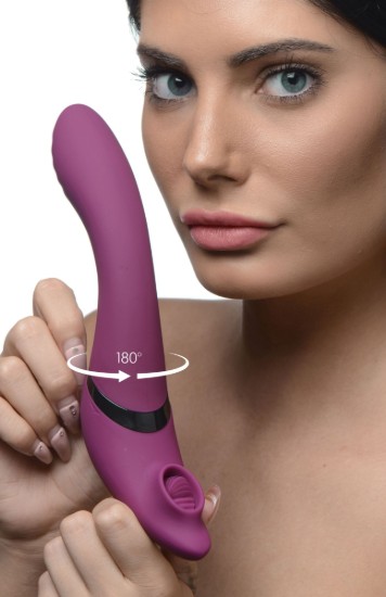 Picture of 7X 180 Degree Rotating Silicone Swivel Licking Vibrator