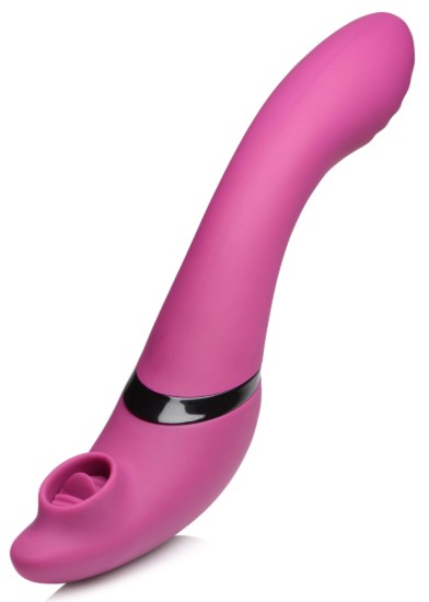Picture of 7X 180 Degree Rotating Silicone Swivel Licking Vibrator