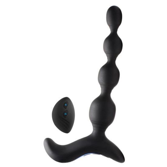Picture of Shock-Beads 80X Vibrating & E-stim Silicone Anal Beads with Remote