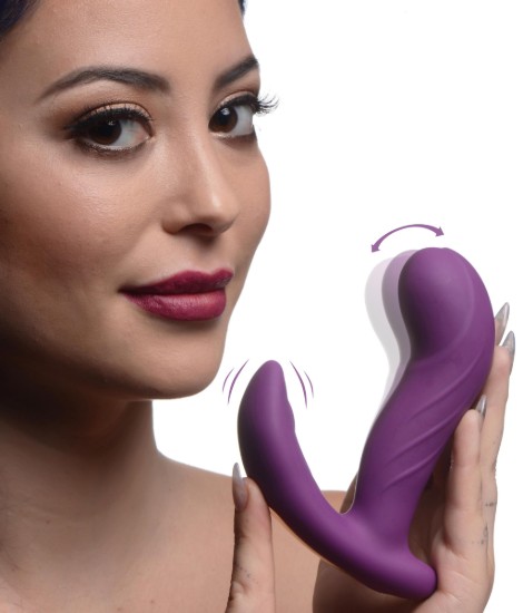 Picture of G-Rocker 10X Come Hither Silicone Vibrator with Remote Control