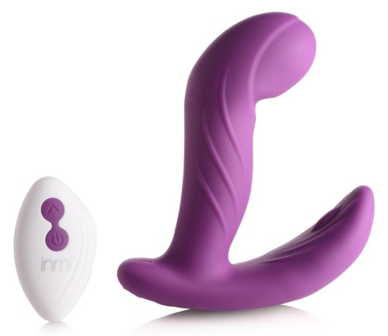 Picture of G-Rocker 10X Come Hither Silicone Vibrator with Remote Control