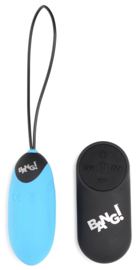 Picture of 28X Grooved Silicone Vibrating Egg with Remote Control