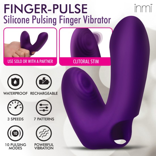 Picture of Finger-Pulse Silicone Pulsing Finger Vibrator