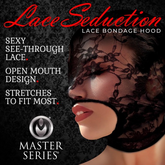Picture of Lace Seduction Bondage Hood