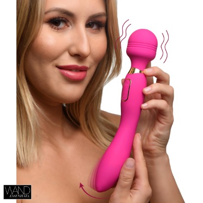Picture of Ultra G-Stroke Come Hither Vibrating Silicone Wand