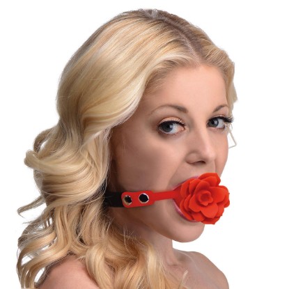 Picture of Blossom Silicone Breathable Rose Gag