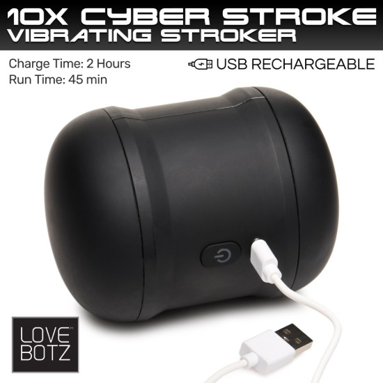 Picture of 10X Cyber Stroke Vibrating Masturbator