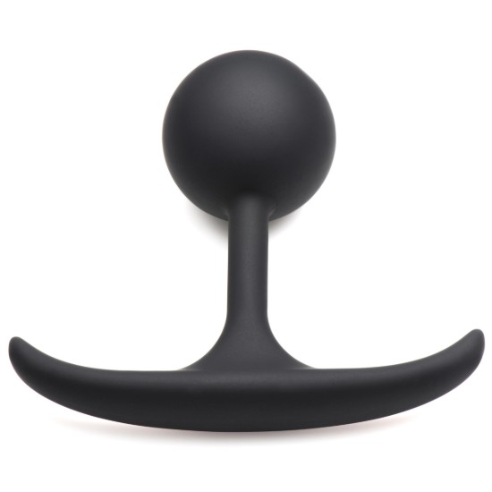 Picture of Premium Silicone Round Weighted Anal Plug - Medium