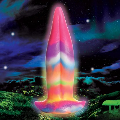 Picture of Unicorn Kiss Unicorn Tongue Glow-in-the-Dark Silicone Dildo