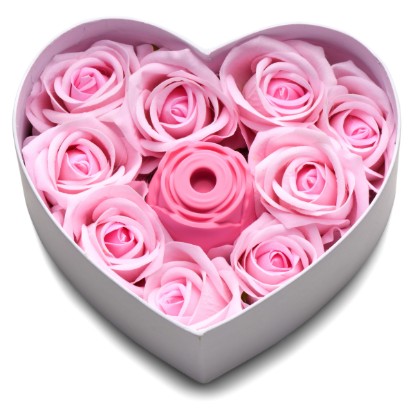 Picture of The Rose Lovers Gift Box 10x Clit Suction Rose - Pink