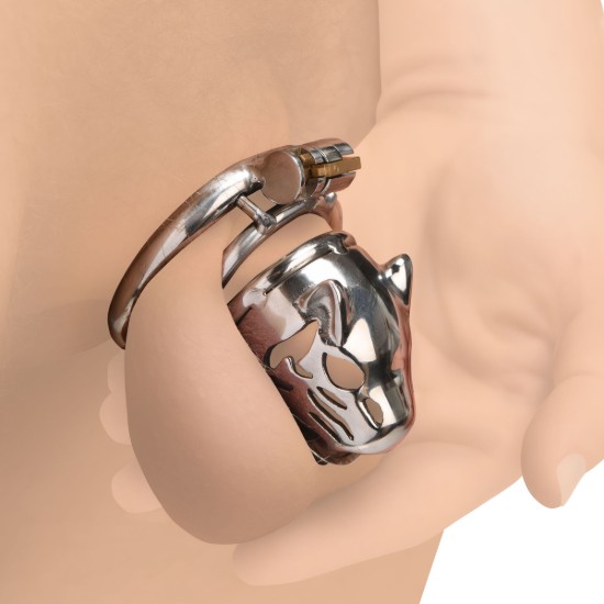 Picture of Caged Cougar Locking Chastity Cage