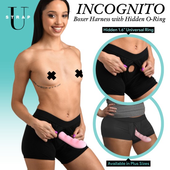 Picture of Incognito Boxer Harness with Hidden O-Ring - LXL