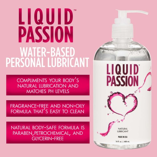 Picture of Liquid Passion Natural Lubricant - 16oz