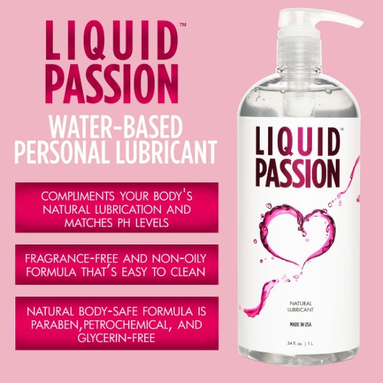 Picture of Liquid Passion Natural Lubricant - 34oz