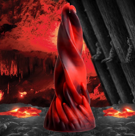 Picture of Hell Kiss Twisted Tongues Silicone Dildo