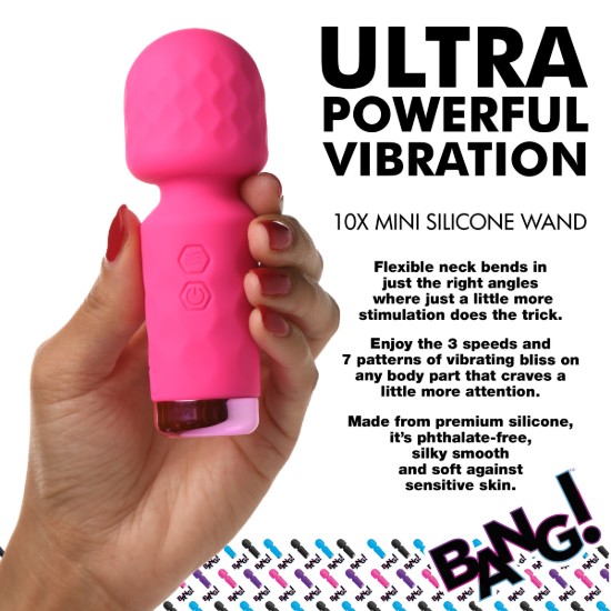 Picture of 10X Mini Silicone Wand - Pink