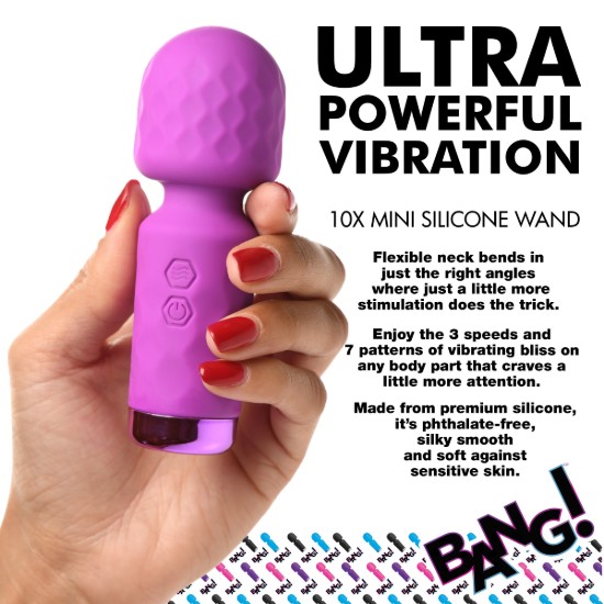 Picture of 10X Mini Silicone Wand - Purple