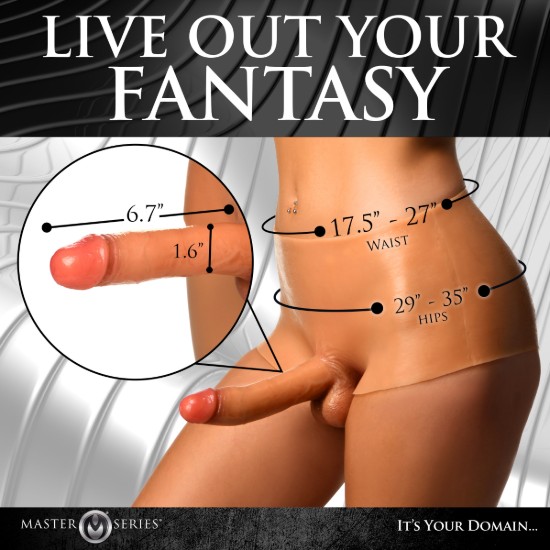 Picture of Boner Briefs Silicone Penis Strap On - Small