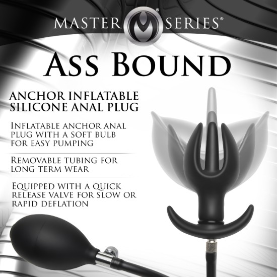 Picture of Ass Bound Anchor Inflatable Silicone Anal Plug