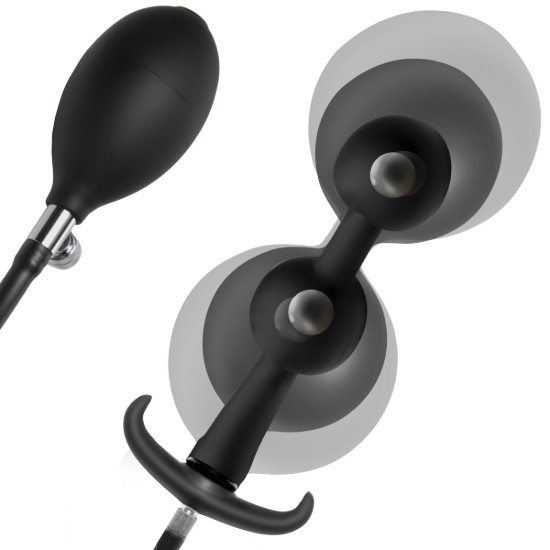 Picture of Ass Rattler Weighted Inflatable Silicone Anal Plug