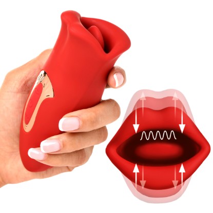 Picture of Kiss and Tell Mini Kissing and Vibrating Clitoral Stimulator