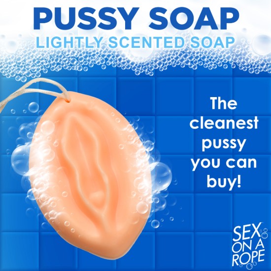 Picture of Pussy Soap On A Rope
