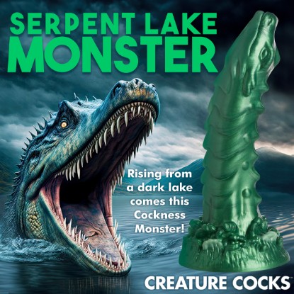 Picture of Cockness Monster Lake Creature Silicone Dildo