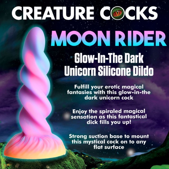 Picture of Moon Rider Glow-in-the-dark unicorn Dildo
