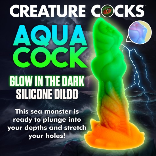 Picture of Aqua-Cock Glow-In-The-Dark Silicone Dildo
