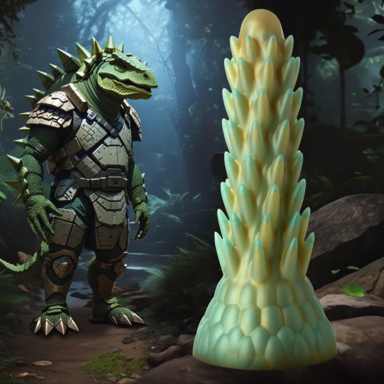 Picture of Stegosaurus Spiky Reptile Silicone Dildo