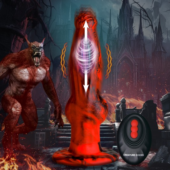 Picture of Hell Wolf Thrusting and Vibrating Silicone Dildo
