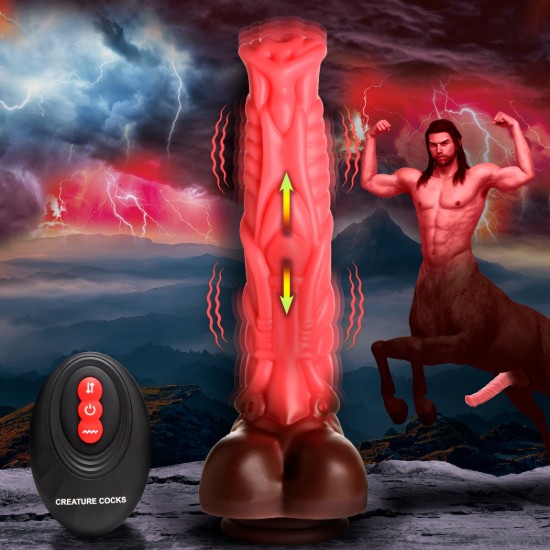 Picture of Deluxe Centaur Thrusting & Vibrating Silicone Dildo