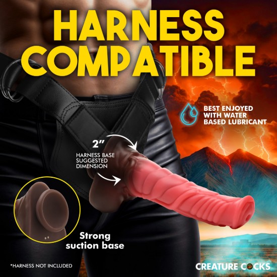 Picture of Deluxe Centaur Thrusting & Vibrating Silicone Dildo