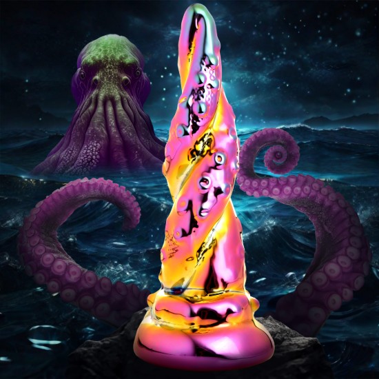Picture of Enchantress Rainbow Glass Dildo